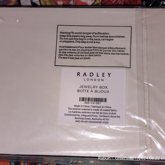 Radley London Jewelry Box NWT - Picture 14 of 16